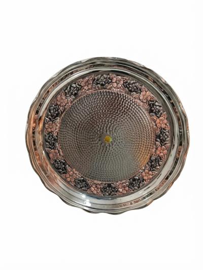 سینی کروم الماس تراش گلبرگ