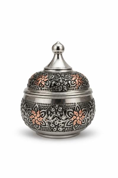 قندان مسی گلبرگ تراش