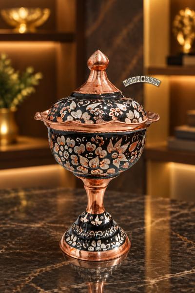 قندان مسی الماس تراش