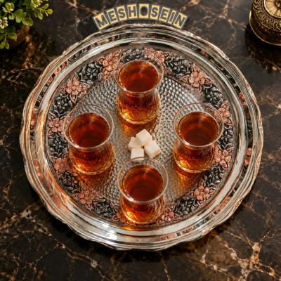 سینی کروم تراش گلبرگ قطر 29