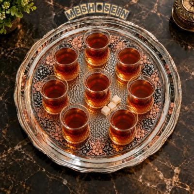 سینی مسی تراش گلبرگ قطر 33